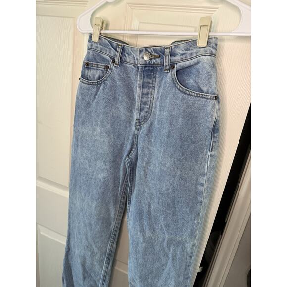 ASOS Jeans Women’s 24/30 High Waist Mom Light Wash - Picture 2 of 6